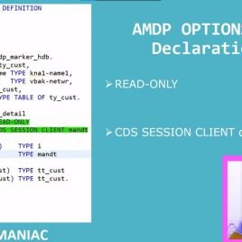 AMDP Part 1: How to Implement AMDP in SAP? - SAP ERP Tutorial Videos