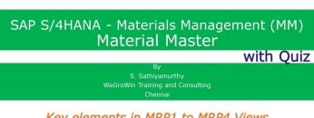 SAP MM – Material Master – MRP Views Introduction (S/4HANA Materials Management P2P) English 02-12