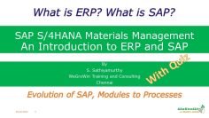 SAP MM (S/4HANA) – What is ERP & SAP? (Materials Management – Procure to Pay) 02-01