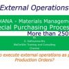 SAP S/4HANA MM: External Operations