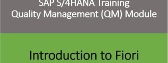 Video 28 – SAP S/4 HANA Quality Management (QM) module training – Introduction to Fiori.