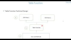 Video 9 – CDS View Table Function Part 1