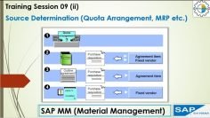 09 (ii) SAP MM Source Determination & Quota Arrangement #sap #sapmm #quota #blockingvendor #mrp