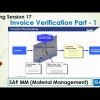 17 SAP MM Invoice Verification Part – 1 #sap #sapmm #invoice #verification #sapmtraining
