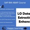 LO (Logistics) Data Source Extraction and Enhancement in SAP BW ABAP