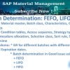 SAP Automatic Batch Determination in Inventory Management (FEFO, LIFO, FIFO)
