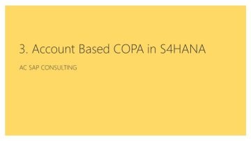 COPA-For-All: 3 – Account Based COPA – A Deeper View