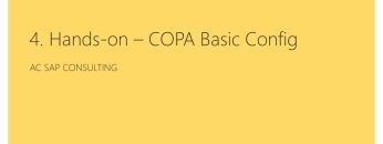 COPA-For-All – Base Configuration for Profitability Analysis (COPA) in S4HANA