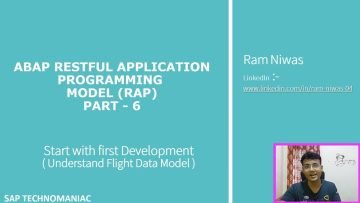 First RAP development Simple List Report Part 6