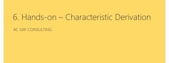 COPA-For-All – 6. COPA Characteristic Derivation in S/4HANA